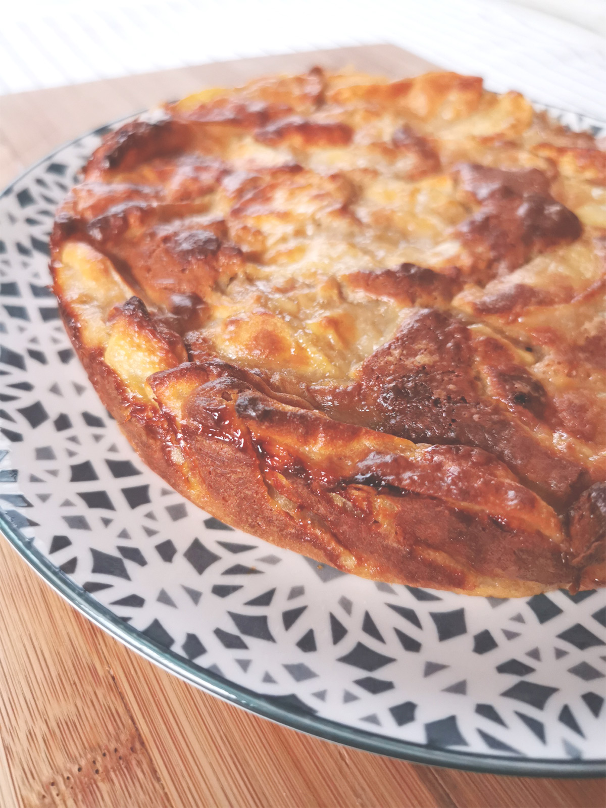 Gâteau invisible aux pommes